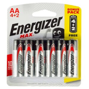 Energizer 4+2 AA Alkaline Batteries