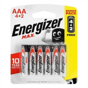 Energizer 4+2 AAA Alkaline Batteries